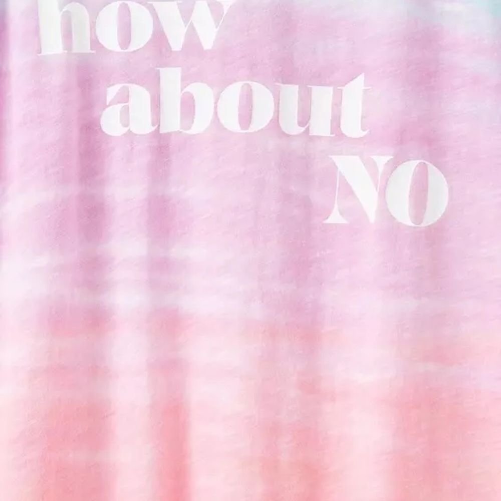 Torrid Tie Dye Tank Top – “How About No” Graphic High Neck, Size 2 image 2